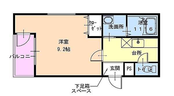 フジパレス東園田 ｜兵庫県尼崎市東園田町８丁目(賃貸アパート1K・1階・28.42㎡)の写真 その2