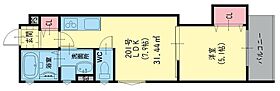 兵庫県尼崎市東本町４丁目（賃貸アパート1LDK・2階・31.44㎡） その2