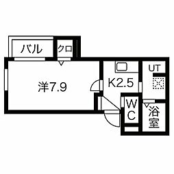 間取図画像 1K