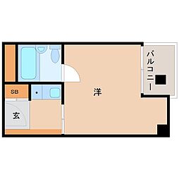第2永昌ビル ワンルームの間取図画像