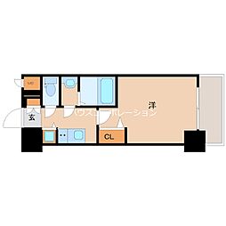 ファーストフィオーレ尼崎グランウエスト 1Kの間取図画像