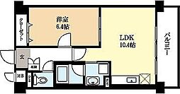 コージーコート 1LDKの間取図画像