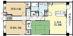 グランK's-ジオ 3LDKの間取図画像