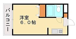 メゾン・ド・エソール ワンルームの間取図画像