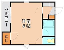 馬出ファイブビル 1Kの間取図画像