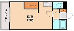 レジデンス香椎 ワンルームの間取図画像