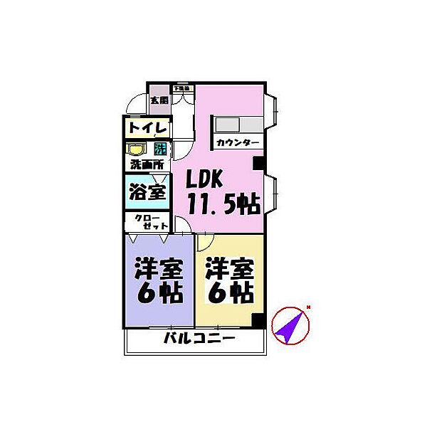 画像2:間取