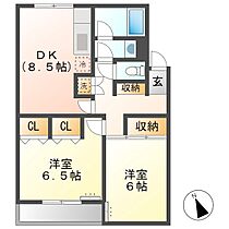 メイプルガーデン成瀬 103 ｜ 東京都町田市成瀬６丁目9-15（賃貸マンション2LDK・1階・54.00㎡） その2