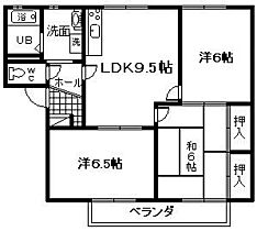 ガーデンタウン清水　Ｂ棟  ｜ 大阪府岸和田市池尻町（賃貸アパート3LDK・2階・57.87㎡） その2