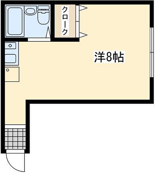 アスカ ｜大阪府岸和田市藤井町2丁目(賃貸アパート1R・2階・21.06㎡)の写真 その2