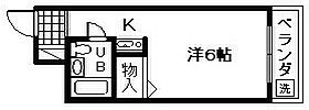 サンライズ日宝  ｜ 大阪府岸和田市春木若松町（賃貸マンション1R・3階・18.20㎡） その2