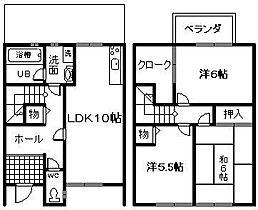 フジパレス忠岡　Ｂ棟  ｜ 大阪府泉北郡忠岡町忠岡東3丁目（賃貸テラスハウス3LDK・1階・75.34㎡） その2