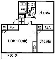 大阪府貝塚市浦田（賃貸アパート2LDK・1階・57.50㎡） その2