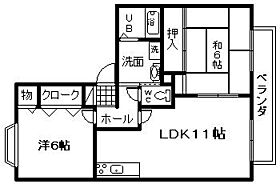 大阪府貝塚市澤（賃貸アパート2LDK・1階・56.26㎡） その2