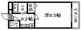 サザンベル岸和田  ｜ 大阪府岸和田市魚屋町（賃貸マンション1K・2階・24.00㎡） その2