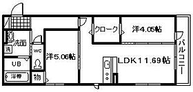 大阪府泉北郡忠岡町忠岡東2丁目（賃貸アパート2LDK・2階・52.27㎡） その2