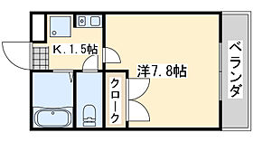 レオパレスクリスタル2  ｜ 大阪府貝塚市小瀬478-1（賃貸アパート1K・2階・20.28㎡） その2