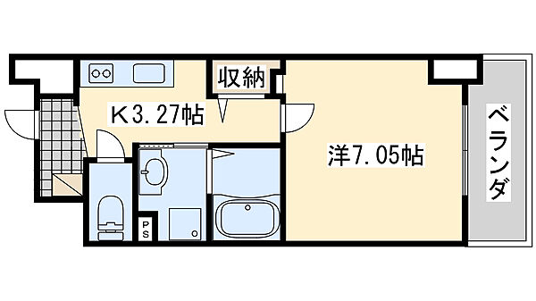 大阪府泉佐野市上町2丁目(賃貸マンション1K・1階・27.38㎡)の写真 その2