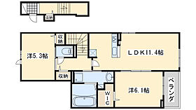 大阪府泉佐野市鶴原249-1（賃貸アパート2LDK・2階・59.66㎡） その2