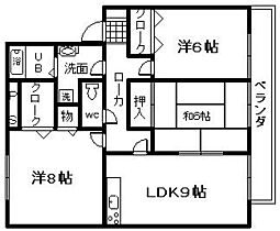 オークソフィア2  ｜ 大阪府泉佐野市日根野（賃貸アパート3LDK・1階・70.43㎡） その2