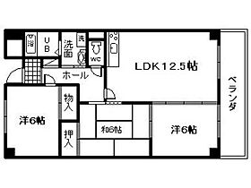 大阪府泉佐野市日根野（賃貸マンション3LDK・1階・66.78㎡） その2