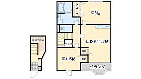 大阪府阪南市下出（賃貸アパート2LDK・2階・58.12㎡） その2