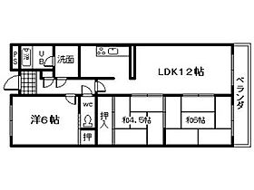 グランドミールＢ棟  ｜ 大阪府泉南市樽井4丁目（賃貸マンション3LDK・1階・64.54㎡） その2