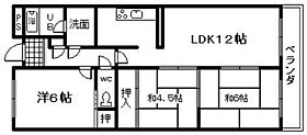 グランドミールＣ棟  ｜ 大阪府泉南市樽井4丁目（賃貸マンション3LDK・2階・64.54㎡） その2