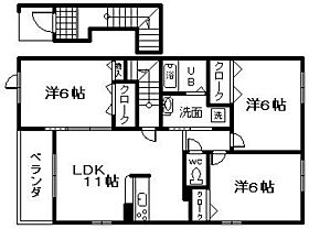 大阪府泉南郡熊取町大宮3丁目645番地（賃貸アパート3LDK・2階・68.03㎡） その2