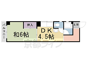 アサヒマンション 406 ｜ 京都府京都市東山区渋谷通東大路西入鐘鋳町（賃貸マンション1DK・4階・29.16㎡） その2