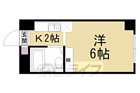 京都府京都市右京区嵯峨柳田町（賃貸アパート1K・3階・14.98㎡） その2