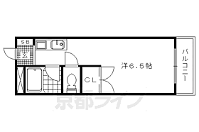 京都府京都市右京区太秦三尾町（賃貸アパート1R・2階・16.20㎡） その2