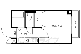 京都府京都市上京区六軒町通一条上る若松町（賃貸マンション1K・1階・18.64㎡） その2