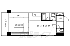 ウイングシティ西洞院 205 ｜ 京都府京都市下京区西洞院通高辻上ル本柳水町（賃貸マンション1LDK・2階・37.00㎡） その2