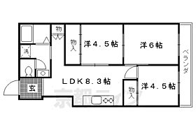 京都府京都市上京区猪熊通上立売上る大北小路東町（賃貸マンション3LDK・3階・55.84㎡） その2