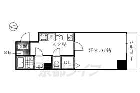 京都府京都市上京区上長者町通千本西入五番町（賃貸マンション1K・3階・22.91㎡） その2