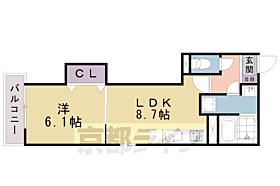 メゾン　ルノアール 301 ｜ 京都府京都市南区西九条大国町（賃貸アパート1LDK・3階・36.97㎡） その2