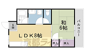 グレースコート 201 ｜ 京都府京都市南区八条内田町（賃貸マンション1LDK・2階・34.00㎡） その2