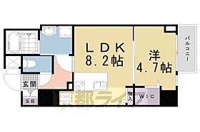 ＤＣガーデン京都西 702 ｜ 京都府京都市下京区中堂寺壬生川町（賃貸マンション1LDK・7階・34.76㎡） その2