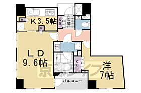 パラドール烏丸御所南グランデ 203 ｜ 京都府京都市中京区夷川通室町東入巴町（賃貸マンション1LDK・2階・47.62㎡） その2