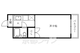 京都府京都市右京区常盤村ノ内町（賃貸マンション1K・3階・21.00㎡） その2