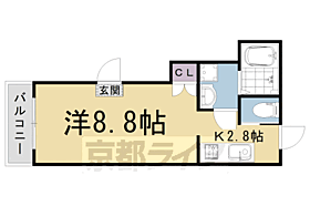 京都府京都市中京区壬生御所ノ内町（賃貸アパート1K・1階・24.00㎡） その2