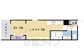 京都府京都市右京区梅津尻溝町（賃貸アパート1LDK・3階・30.90㎡） その2