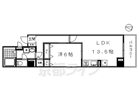 リバーパーク 205 ｜ 京都府京都市南区上鳥羽金仏（賃貸マンション1LDK・2階・45.00㎡） その2