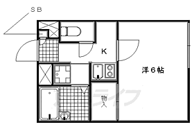 レオパレスＳＵＺＵＥ 201 ｜ 京都府京都市南区東九条柳下町（賃貸アパート1K・2階・19.87㎡） その2