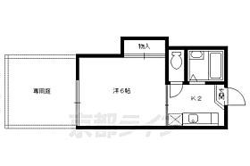 京都府京都市上京区上長者町通室町西入花立町（賃貸アパート1K・1階・18.00㎡） その2