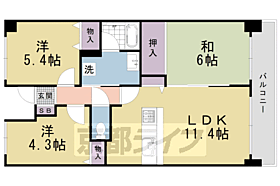 京都府京都市上京区千本通竹屋町下る聚楽町（賃貸マンション3LDK・6階・59.49㎡） その2