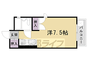 京都府京都市右京区花園宮ノ上町（賃貸アパート1K・1階・23.20㎡） その2