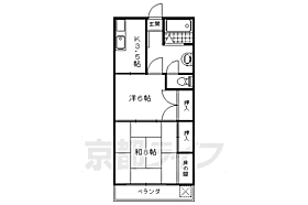 京都府京都市右京区西院西田町（賃貸マンション2K・4階・38.16㎡） その2