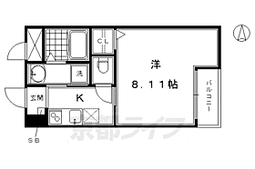 ボンジュール東山 202 ｜ 京都府京都市東山区一橋宮ノ内町（賃貸マンション1K・2階・24.86㎡） その2